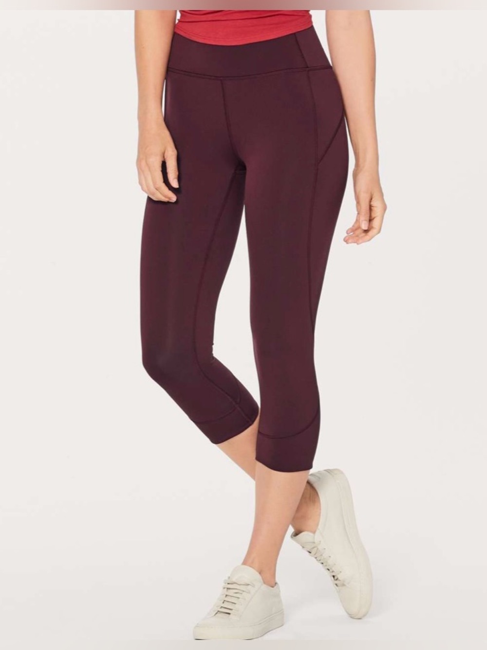 Lululemon In Movement Crop Everlux 19" Size 6